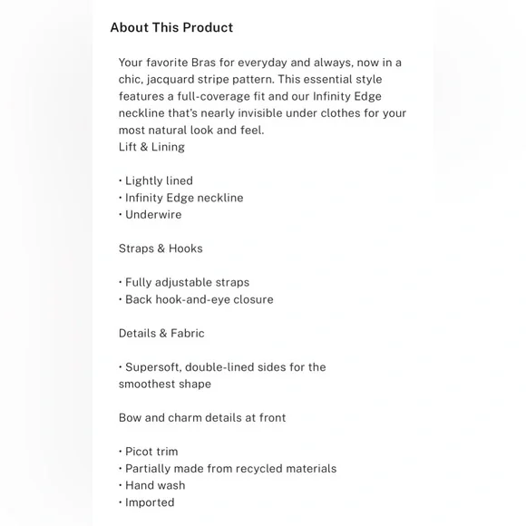 Victoria's Secret Lightly Lined Full Coverage Purest Pink Bra 38D - Picture 4 of 7